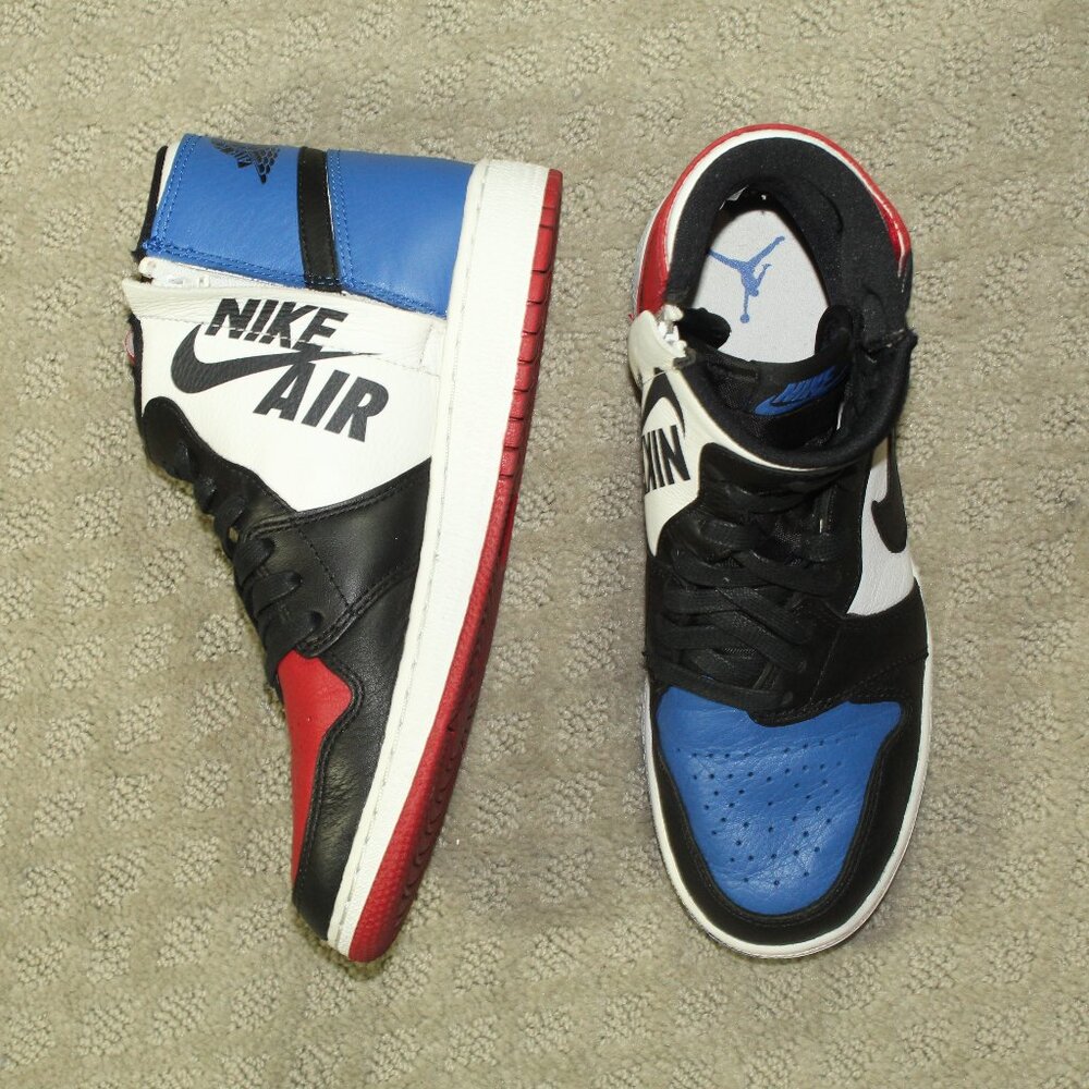 Size 5 - Air Jordan 1 Rebel XX Top 3 Women's White Black Red Blue Size 5 Shoes